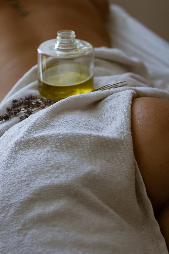 A calming spa image featuring aromatherapy oil for relaxation and pampering.